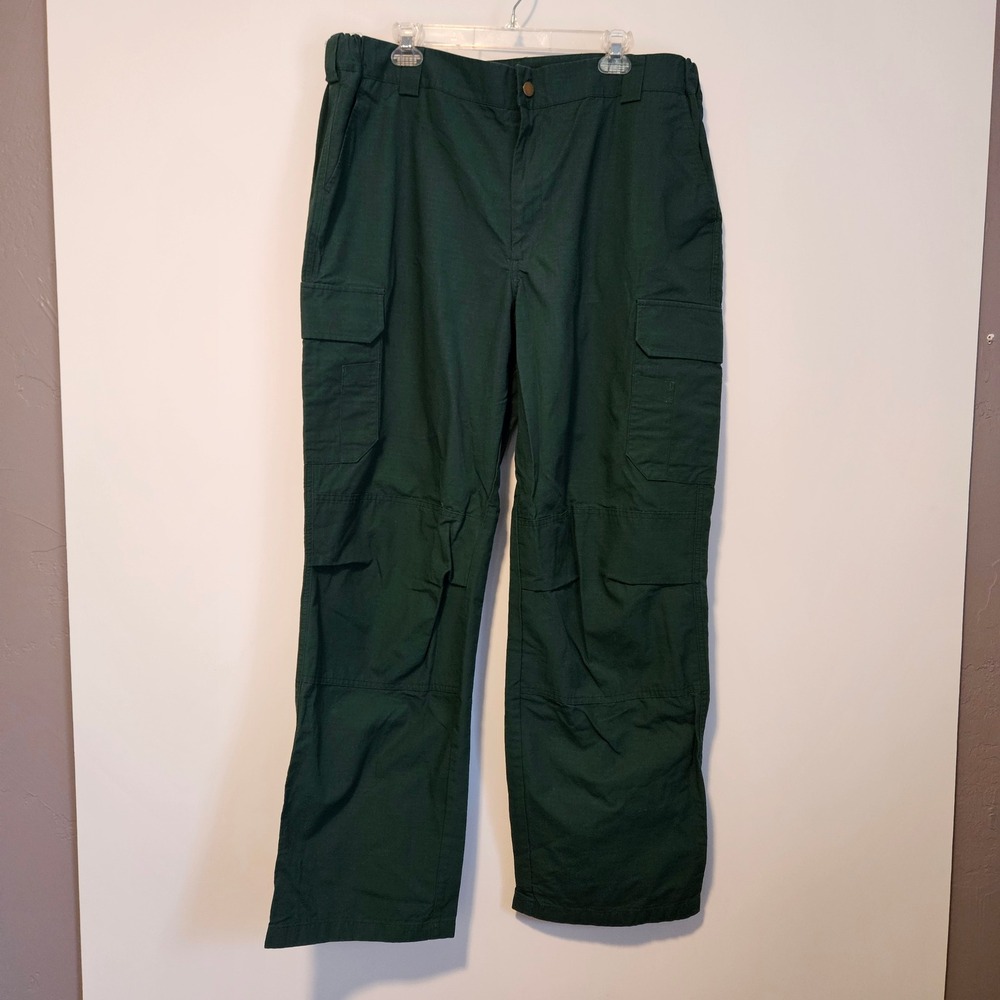 US Forest Service Cargo Pants Mens 40 Reg Green Cotton Ripstop Uniform Gorpcore